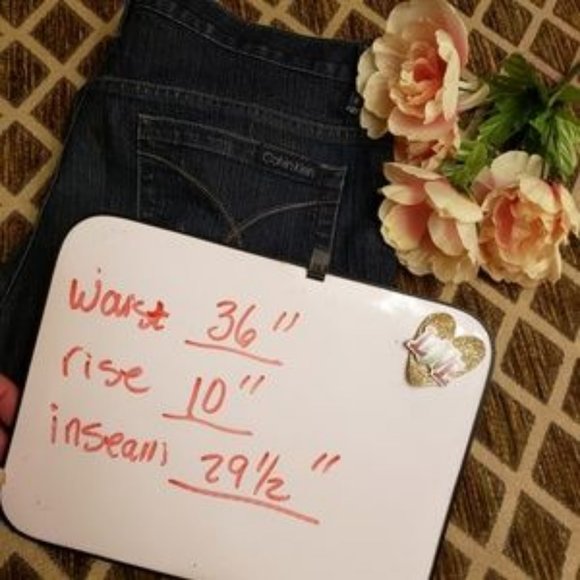 CALVIN KLEIN low rise baby boot cut 32/14 - Picture 5 of 7